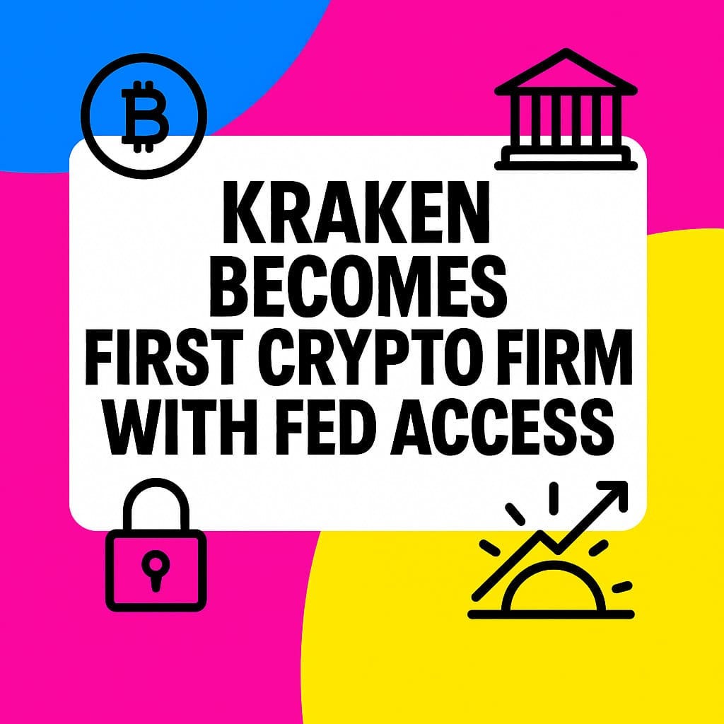 Kraken Becomes First Crypto Firm With Fed Access