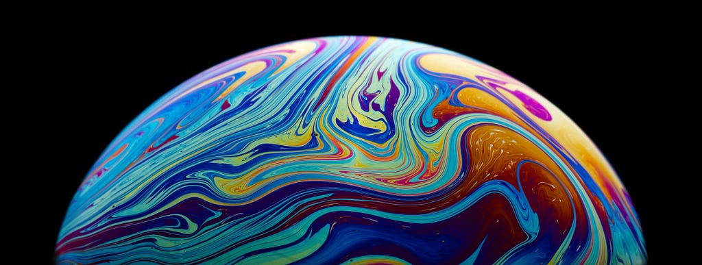 soap bubble abstract