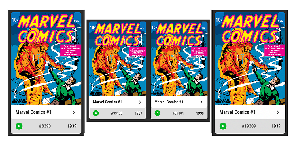 Marvel Comics #1 digitally reproduced as a Licensed Collectible on VeVe