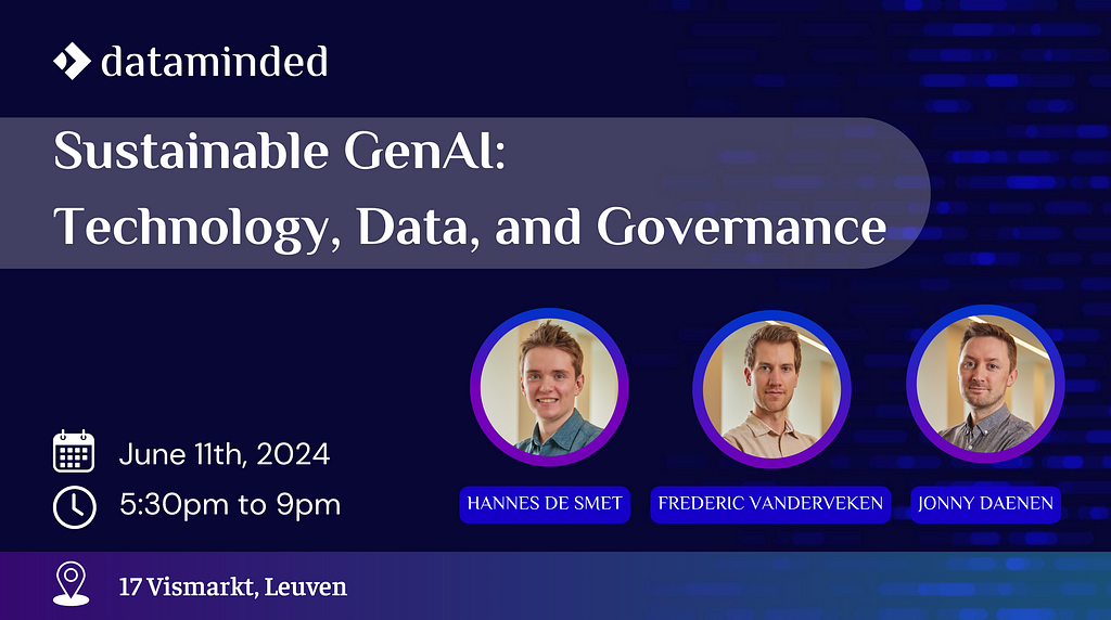 Event “Sustainable GenAI: Technology, Data, and Governance”