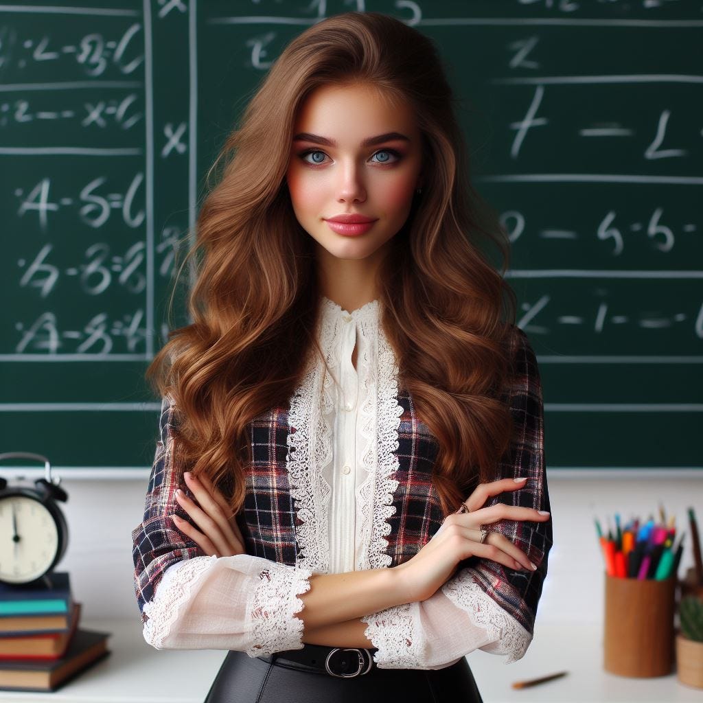 board, class, lesson, education, girl