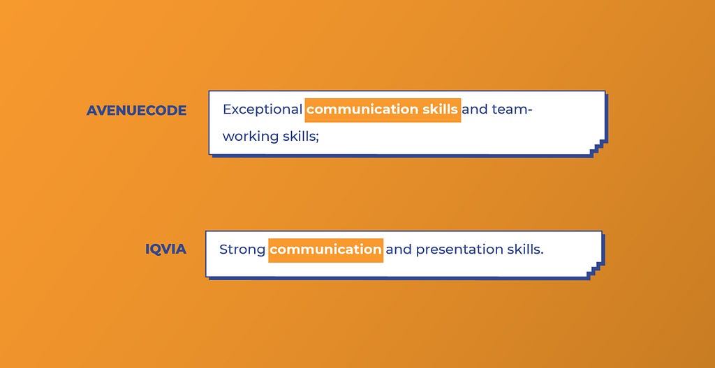Avenuecode and IQVIA look for Communication skills from UI designers