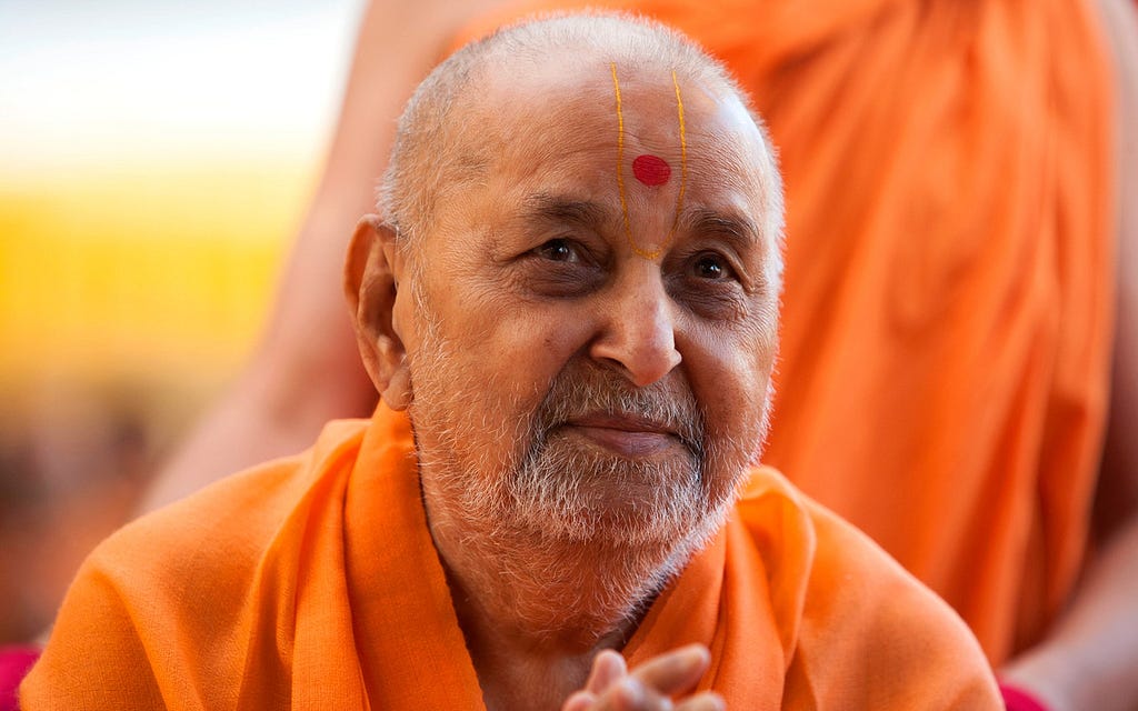 Pramukh Swami Maharaj (Fifth spiritual successor of Lord Swaminarayan)