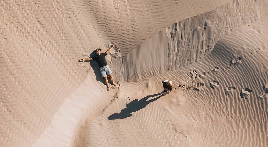 Sand dunes in Port Lincoln by Hancho Creative Agency Australia.