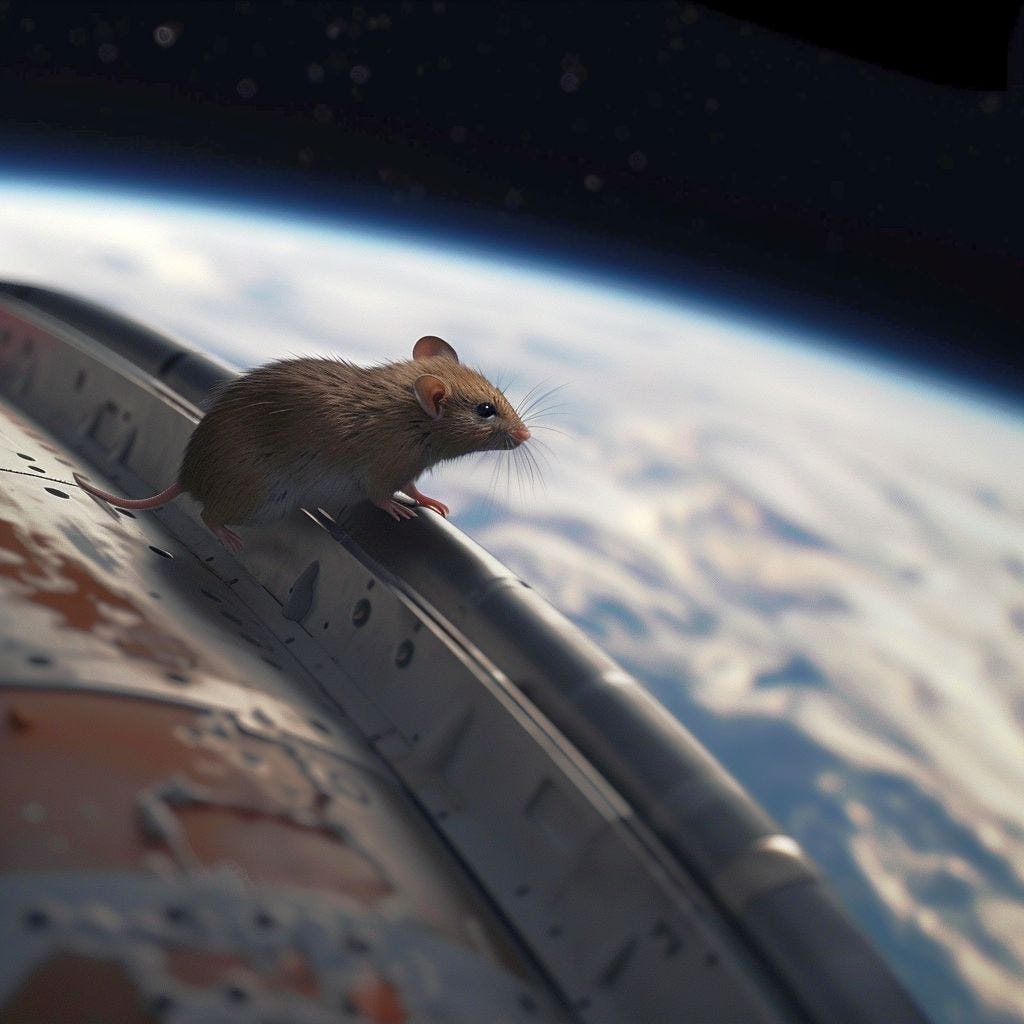 Mikey the space mouse