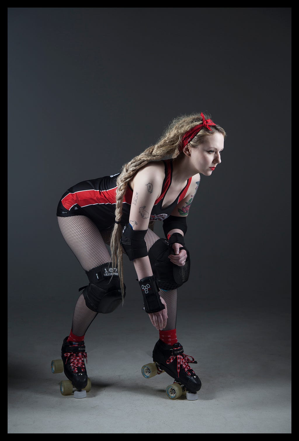 Roller Derby Girl by photographer Ann Van Epps