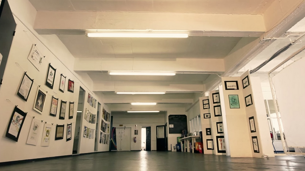 An art gallery which is part of the Academy of Digital Arts