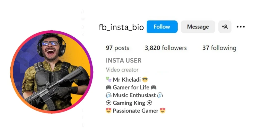 BGMI Instagram Bio for Boys is visible in this image.