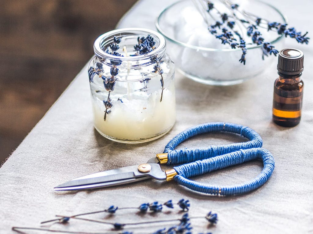 The process of making a homemade candle might be a soothing activity for some.