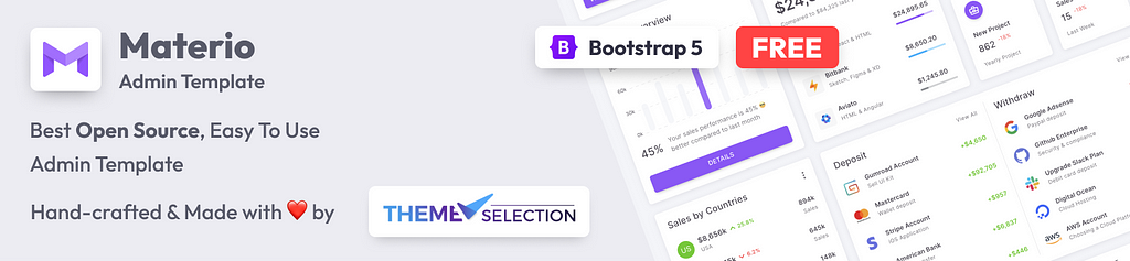 https://themeselection.com/item/materio-free-bootstrap-html-admin-template/