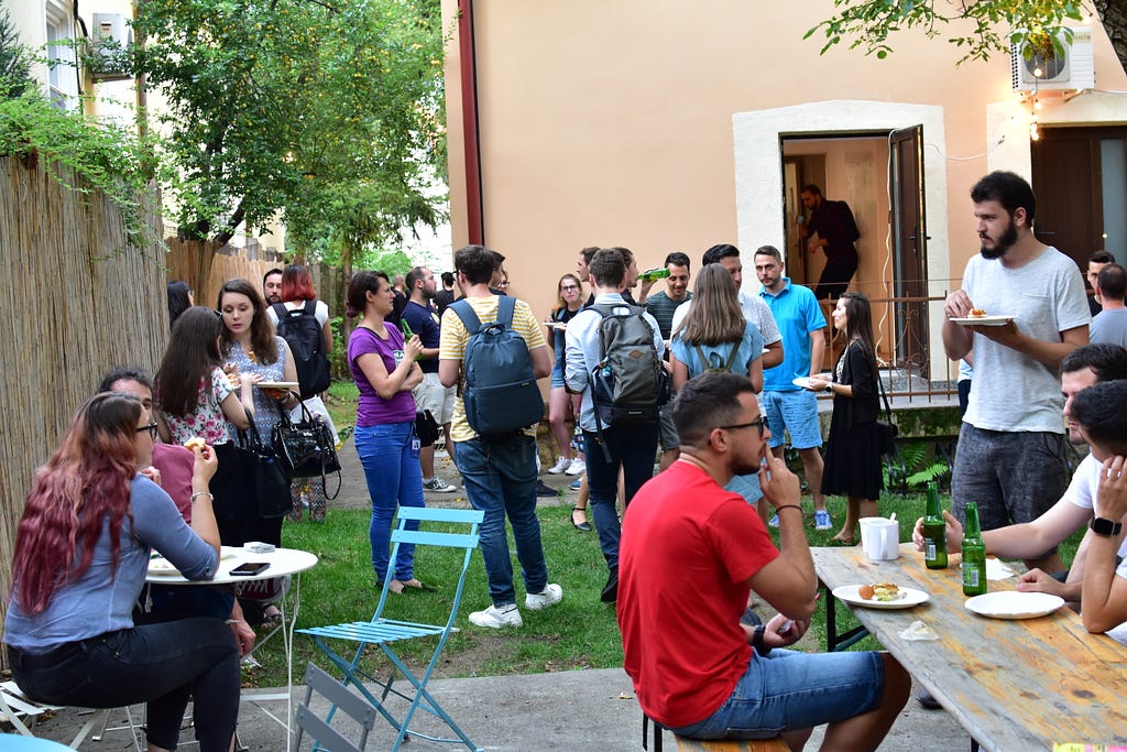 mobile app developers Networking at Architecting Mobile Apps Meetup organised at Wolfpack Digital in Cluj Napoca