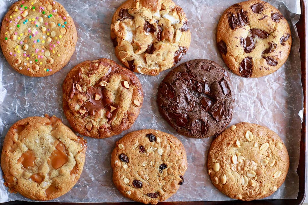 Variety of Flavors cookies