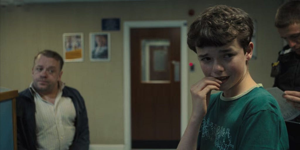 Scene of schoolboy Jamie Miller (Owen Cooper) in the Netflix miniseries ‘Adolescence’