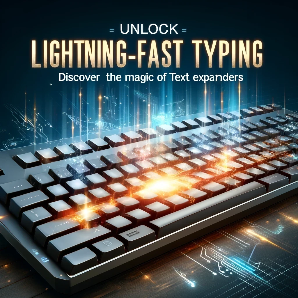 Unlock Fast Typing The Magic of Text Expanders