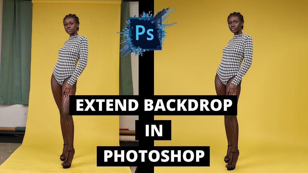 How to Extend a Backdrop in Photoshop?