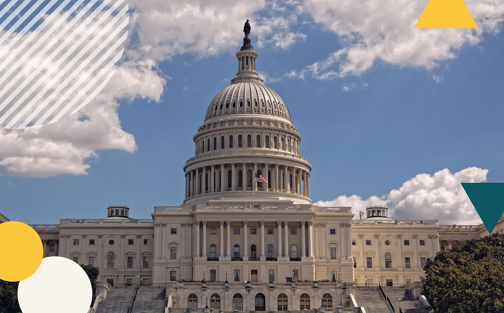 The U.S. Capitol Building on a Sunny Day