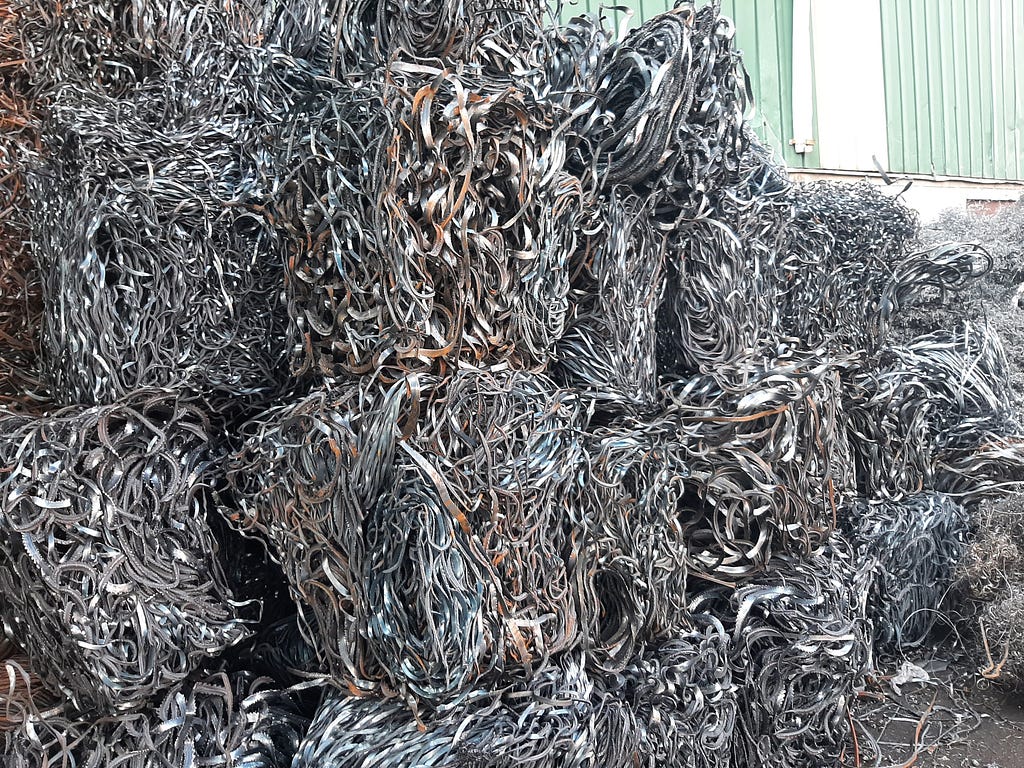 “Forging a Sustainable Future: Harnessing the Power of MS Scrap 💪🌱 #RecycledSteel #SustainabilityMatters”