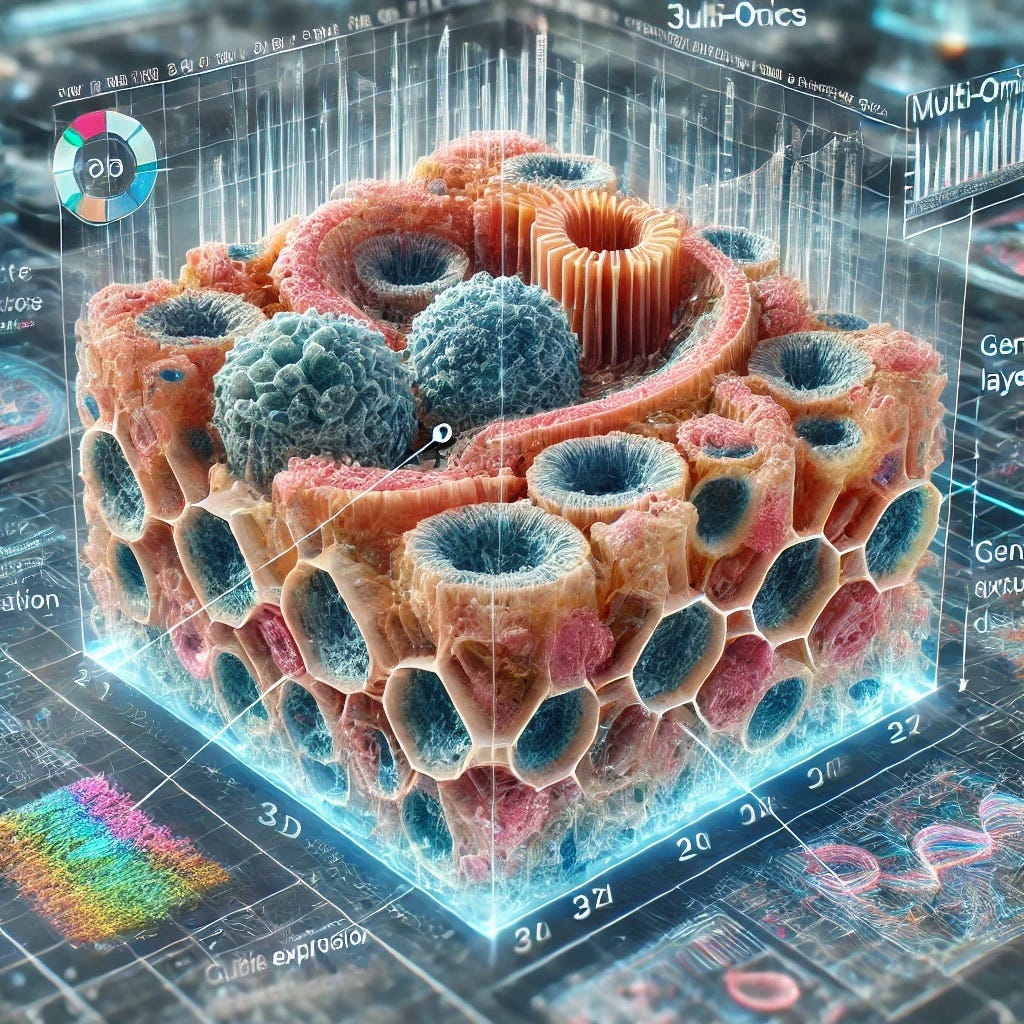 Unveiling the 3D Organization of Tissues Through Spatial Multi-Omics