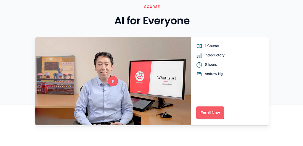 AI For Everyone Certification