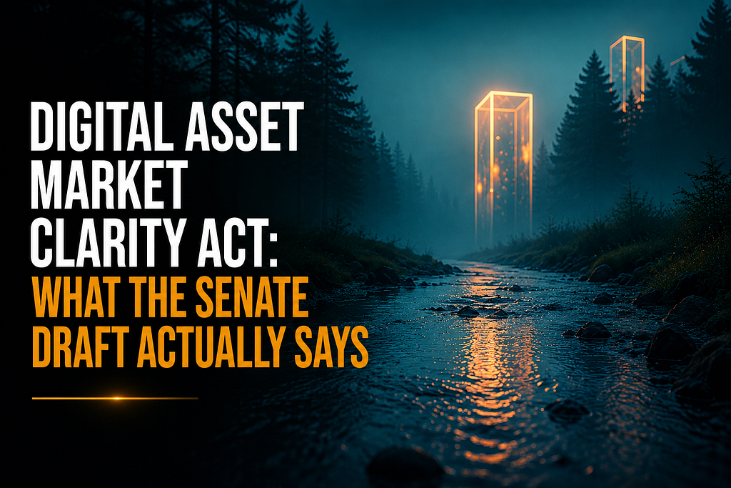 The Senate Just Drew a Map for Crypto. Here’s What It Actually Says.
