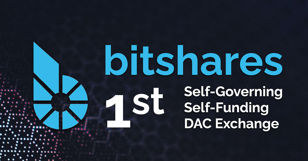 bitshares, the 1st self-governing, self-funding DAC Exchange