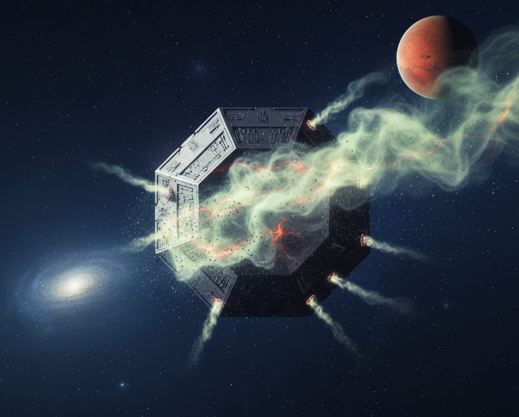 The TOXIC Vessel - 3I/ATLAS. The TOXIC Vessel - 3I/ATLAS.