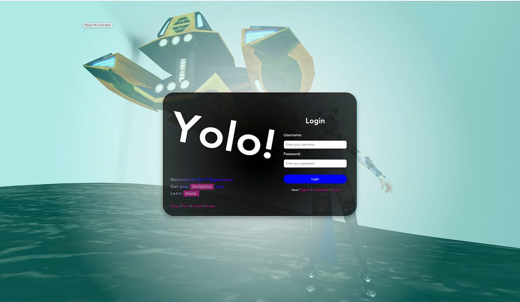 The upcoming WebXR 3D Web Experience: https://yolo.cx