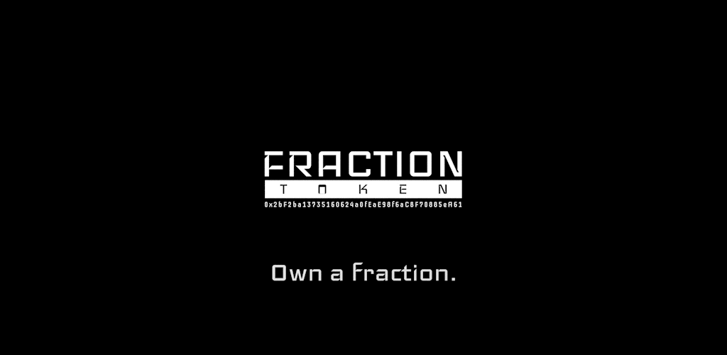 The FRACTION Token Project launch animation