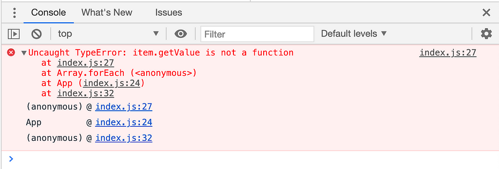 The infamous red error message that keeps popping up every now and then during development — and sometimes even in production
