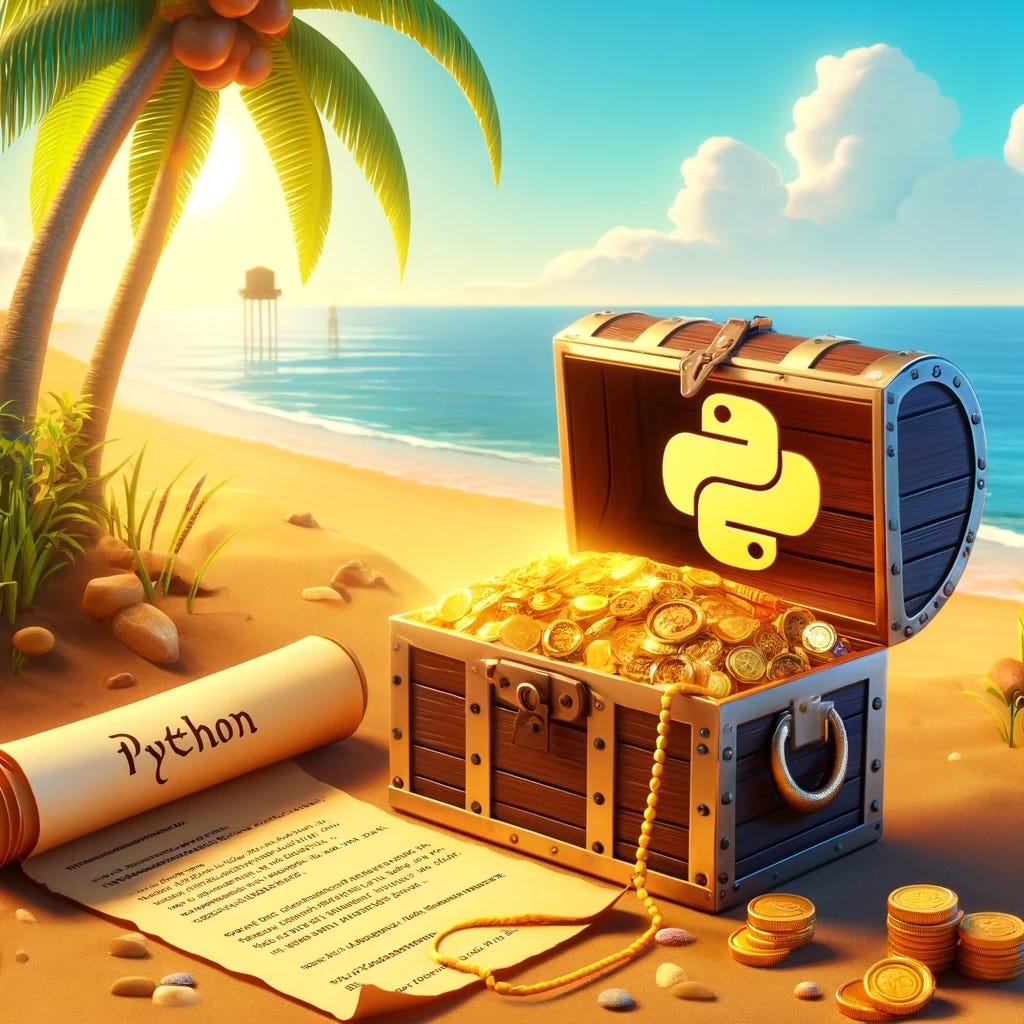 Treasure Island, A Game of Choice— Day 3 of  100 Days of Code: The Complete Python Pro Bootcamp