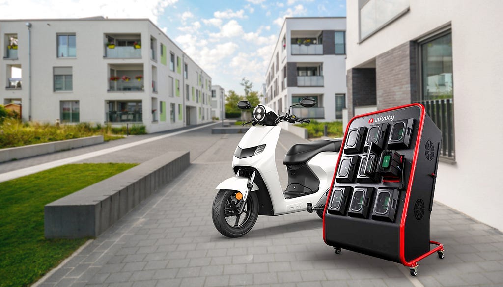 Battery Swapping Stations for Bounce Infinity in residential parking spaces