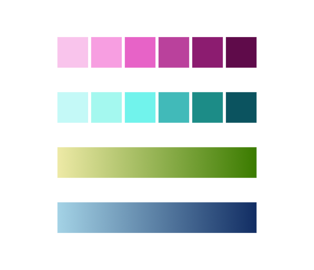 Sequential color palettes