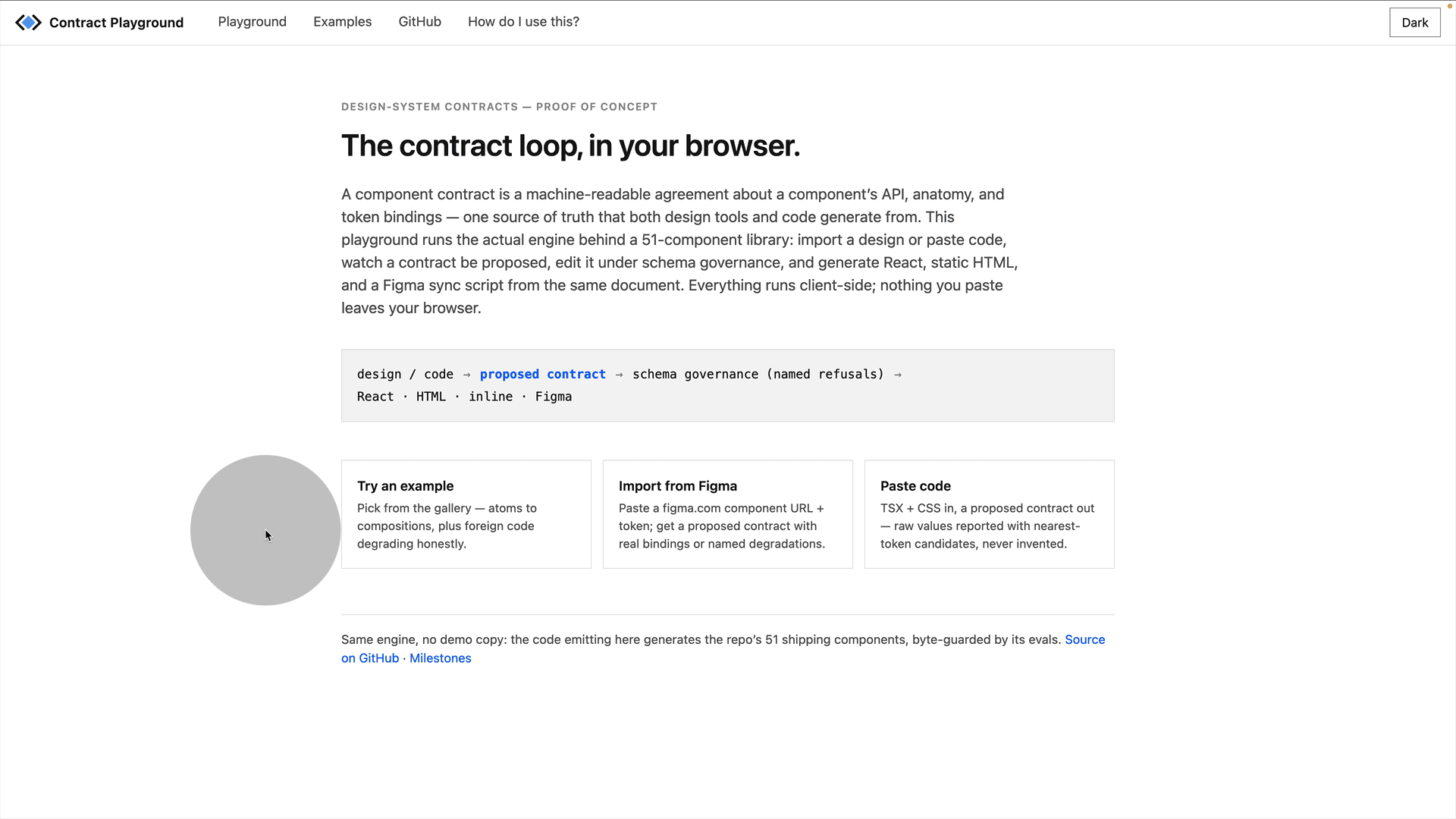 browser playground