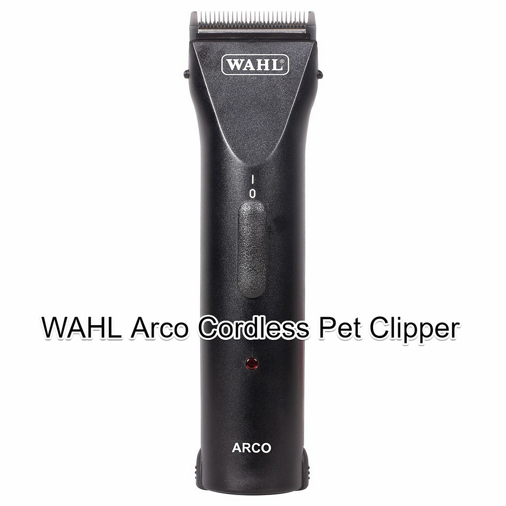 Wahl Arco Corldess Pet Clipper in Black