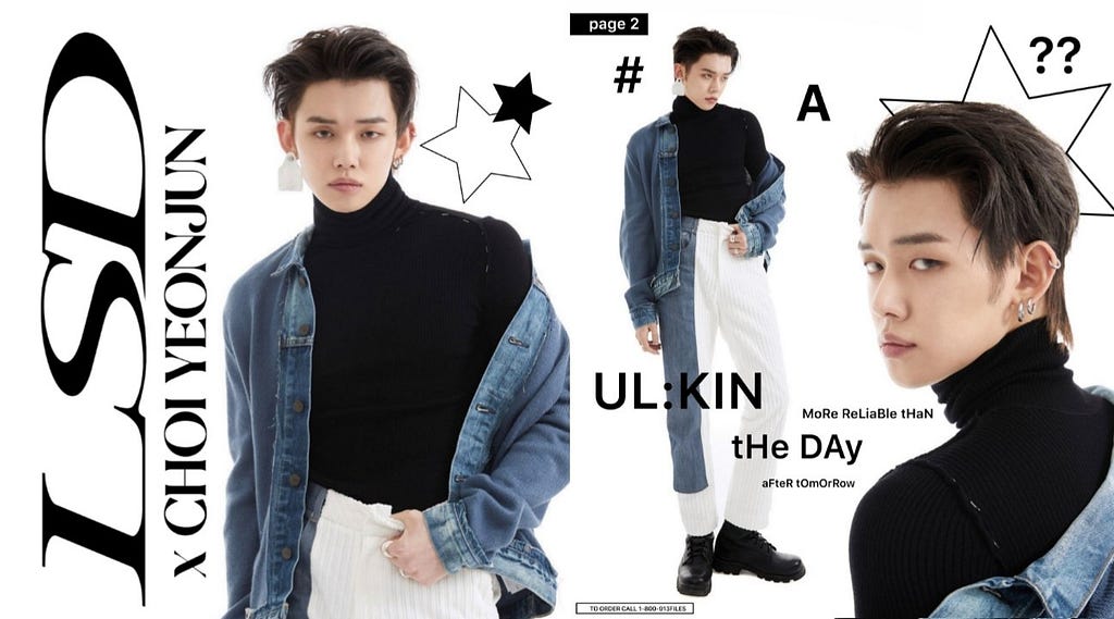 Fan edit of YEONJUN’s UL:KIN Photoshoot