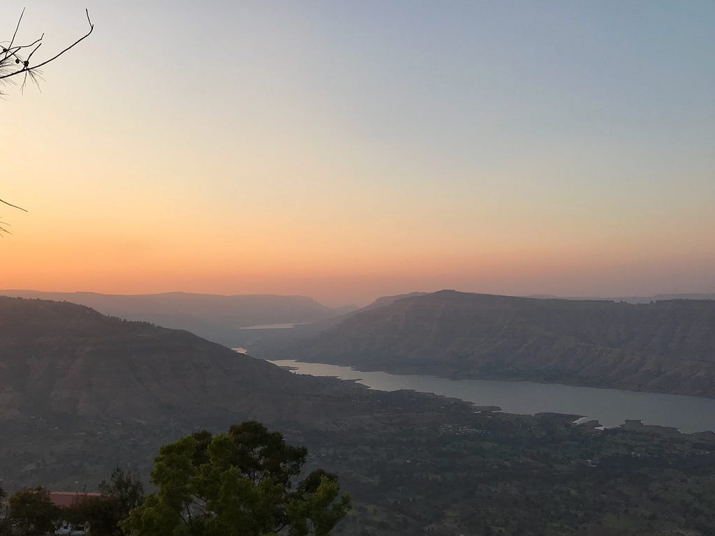 View from Sydney point, Panchgani, Maharashtra