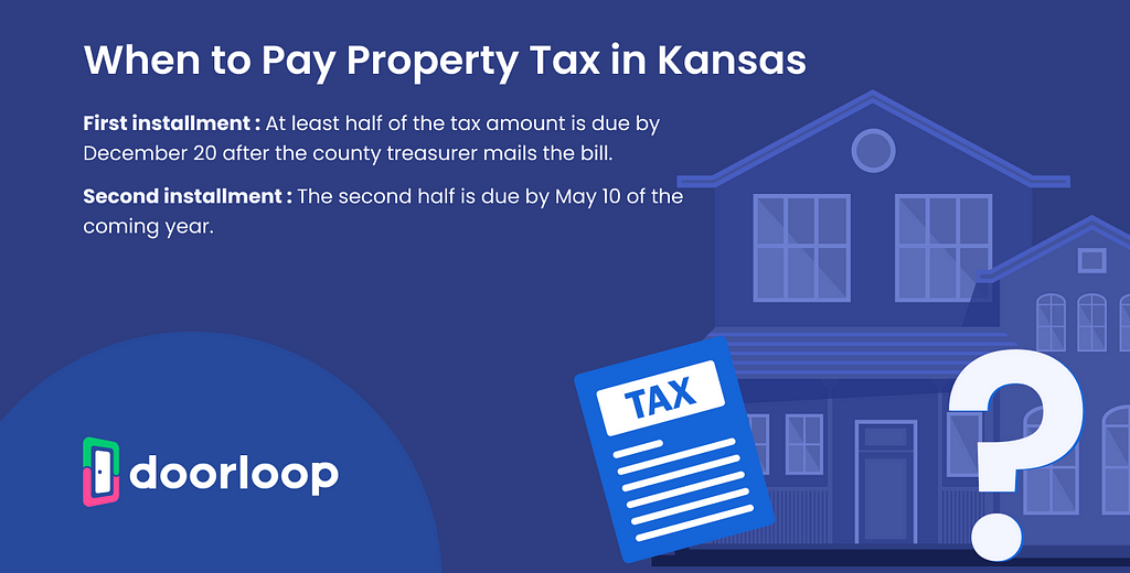 when do you pay property taxes in kansas