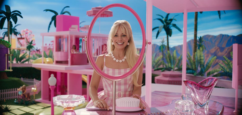 Margot Robbie in Barbie | Credit: Warner Bros.