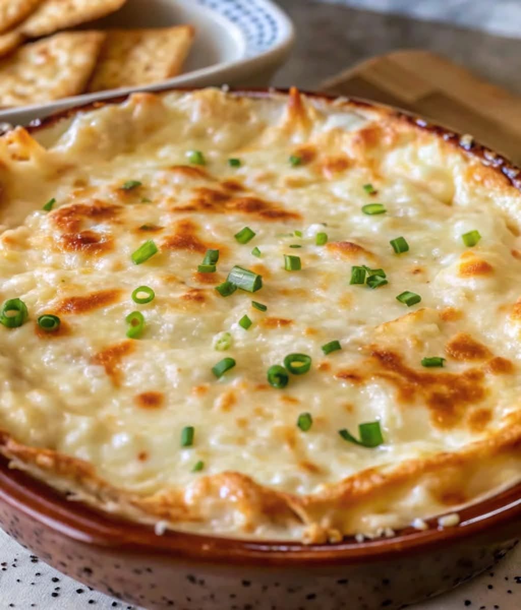 Cheesy Crab Rangoon Dip