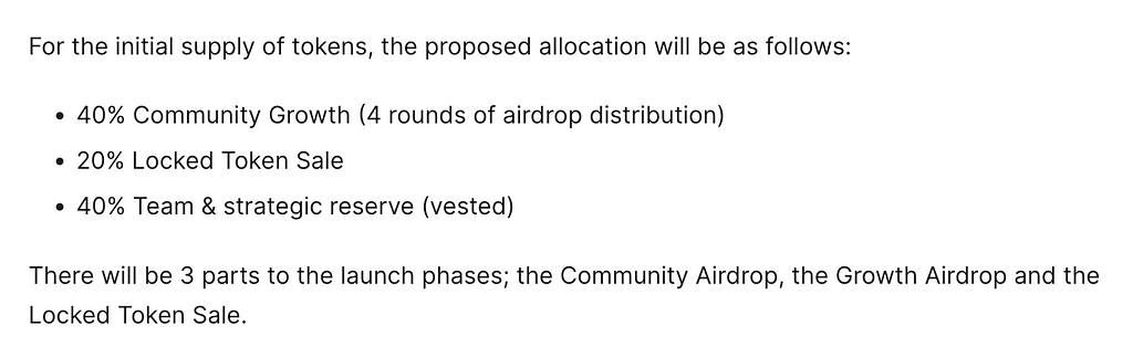 Jupiter Airdrop Allocation