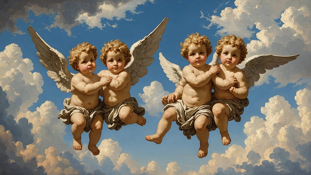 4 cherubs