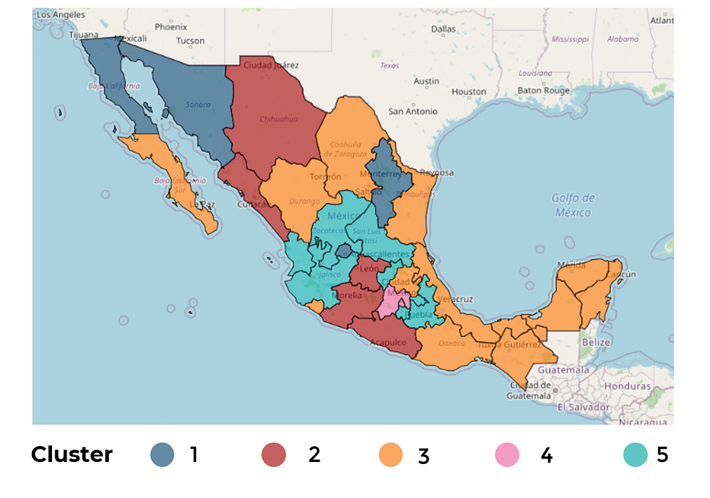Analysis of crimes in Mexico during 2017 with Machine Learning techniques (Cluster Analysis)…