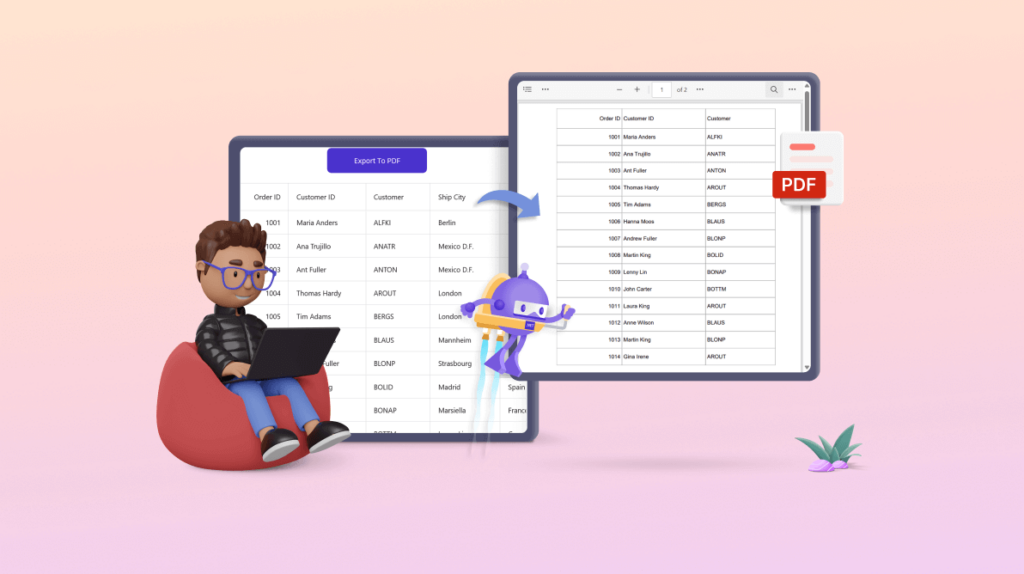 Exporting DataGrid to PDF Made Easy in .NET MAUI