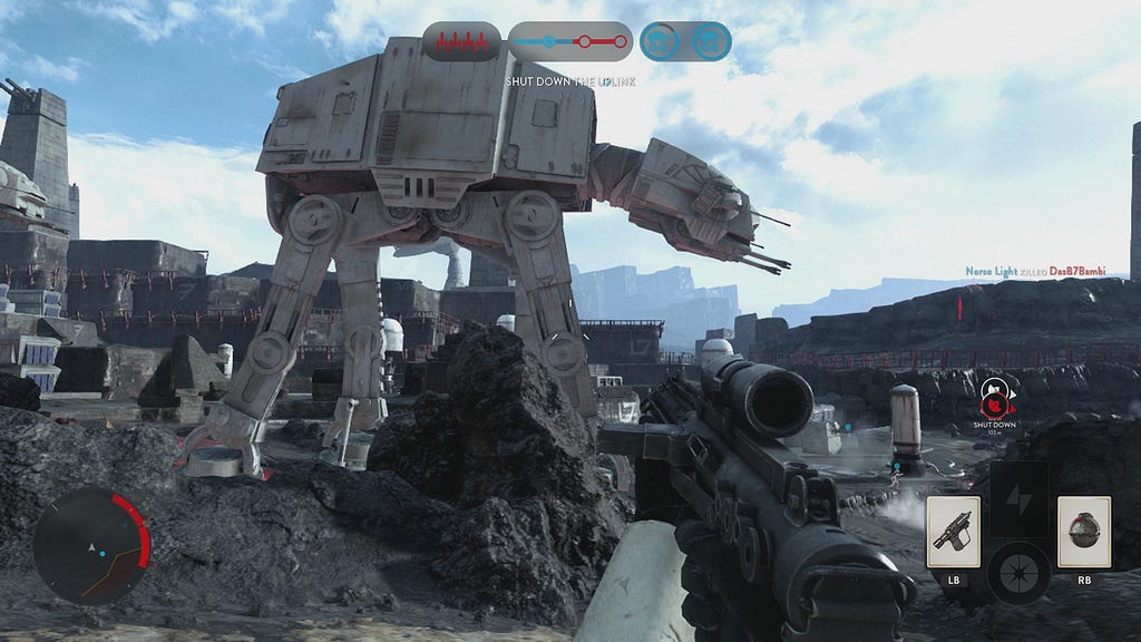 a scene from EA’s first Battlefront game