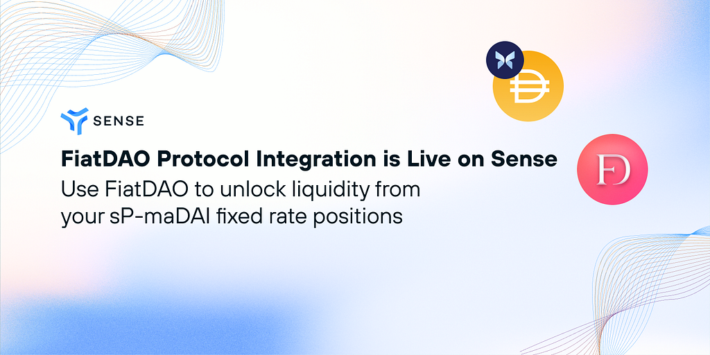 FiatDAO Protocol Integration is Live on Sense