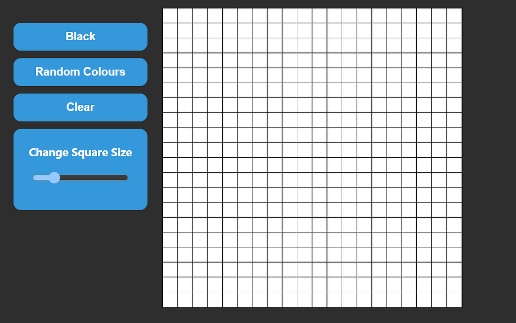 Image showing CSS styling applied to the label and slider input