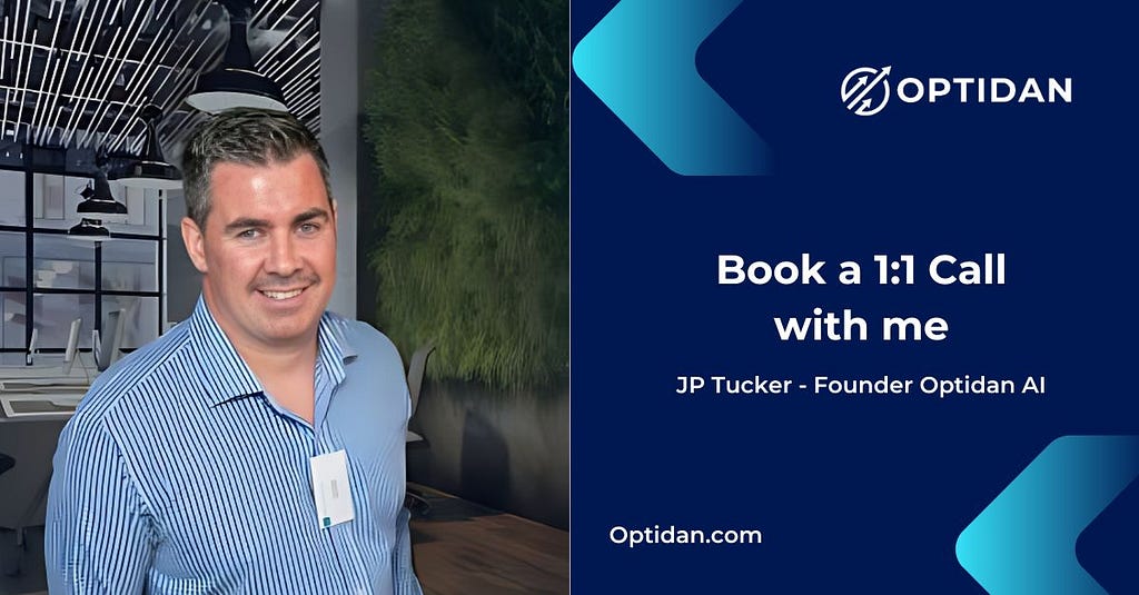 Book a free content discovery session to optimise your ecommerce performance with JP — Optidan AI