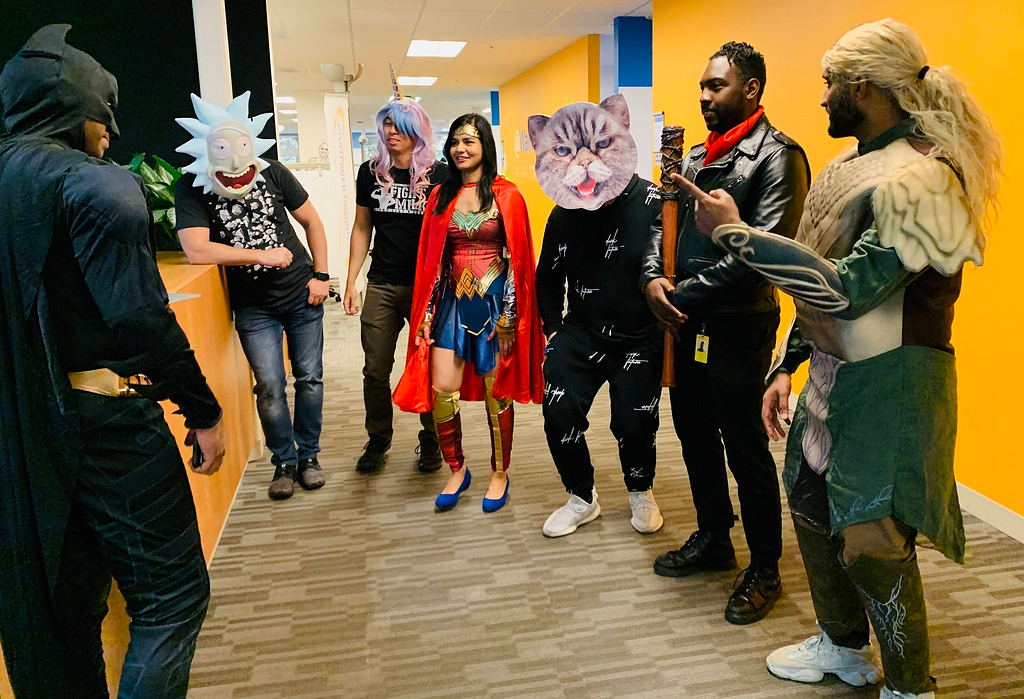 Our daily standup — Halloween edition