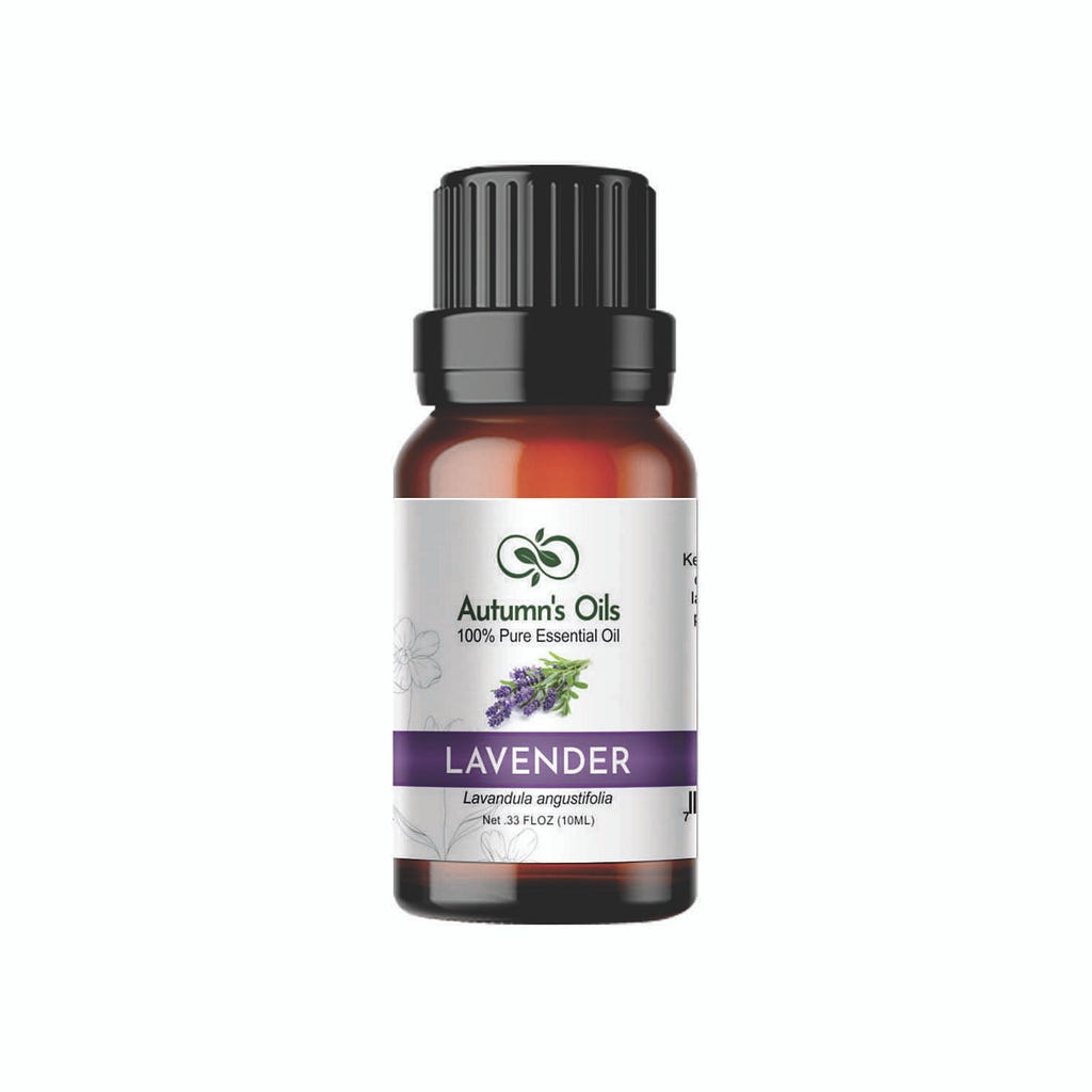 A 10mL bottle of lavender diffuser oil from autumnsoils.com