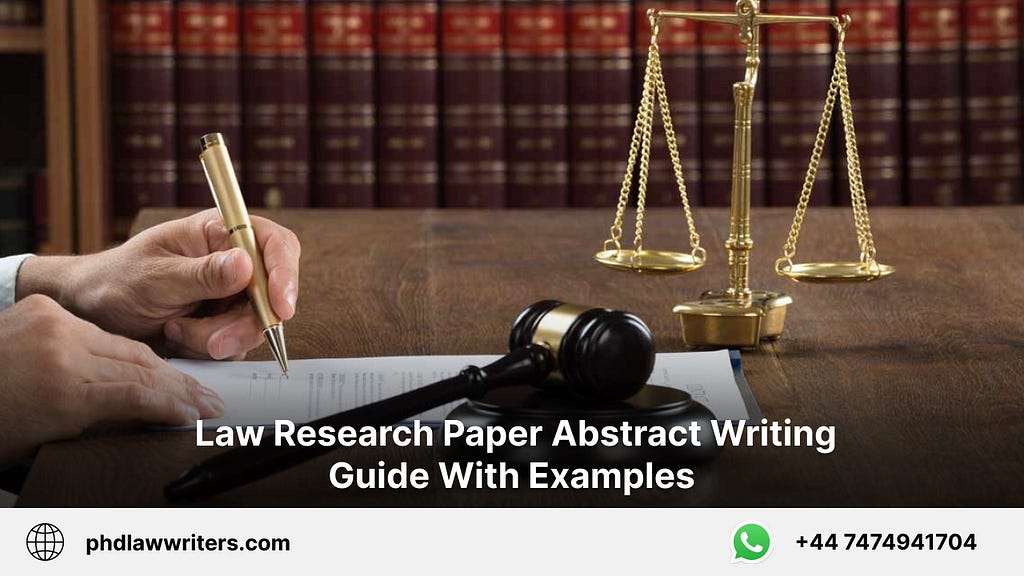 Law Research Paper Abstract Writing Guide with Examples